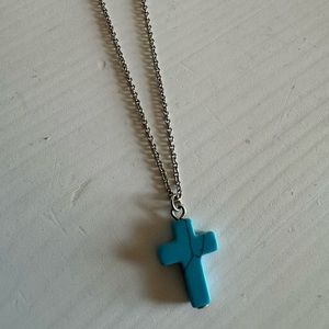 Turquoise Cross Necklace